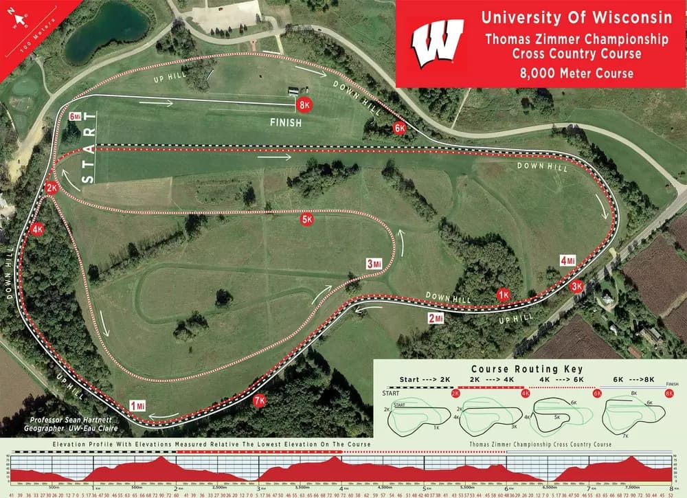 NCAA D1 PreNational Course Maps 2024 Watch Athletics